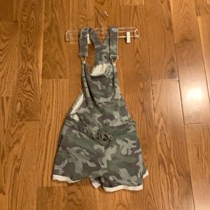 Camo overalls size small SO CUTE